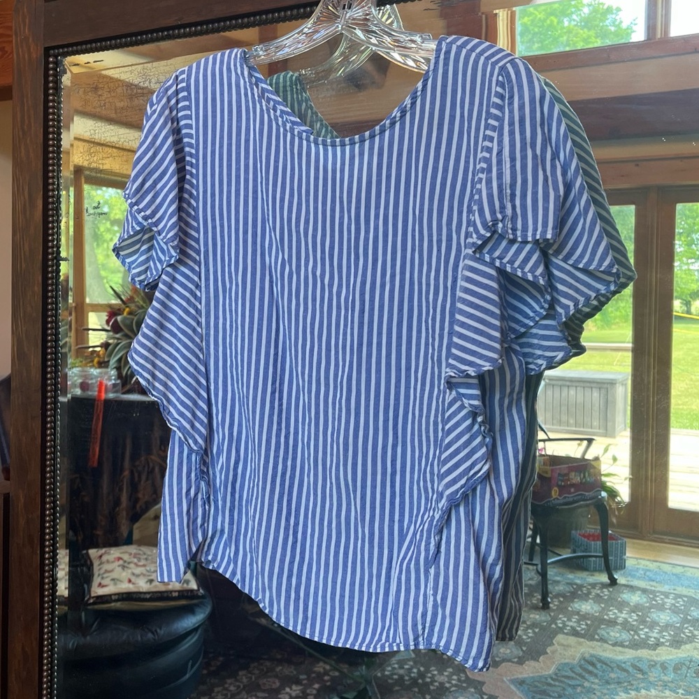 Wrangler Flutter Sleeve Top